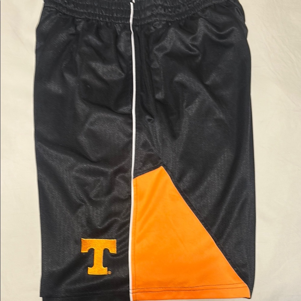 Men's Tennessee Black and Orange Athletic Shorts